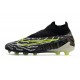 Nike Gripknit Phantom GX Elite DF FG Link - Svart Neon Vit Blå