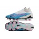 Nike Gripknit Phantom GX Elite DF FG Blast - Blå Rosa Vit Blå