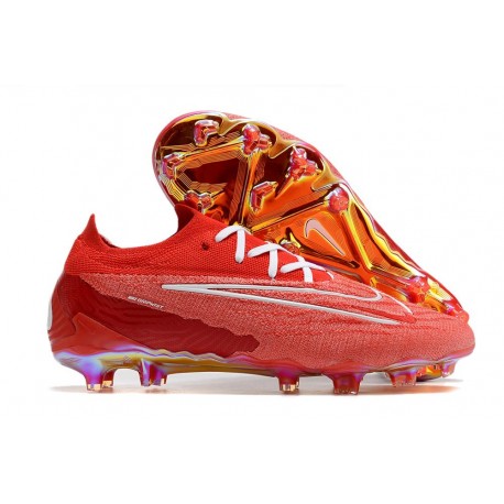 Fotbollsskor Nike Phantom GX Elite FG Röd Vit 