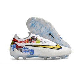 Nike Phantom GX Elite FG Herrar Vit Guld