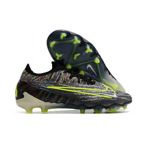 Nike Phantom GX Elite FG Link - Svart Neon Vit Blå