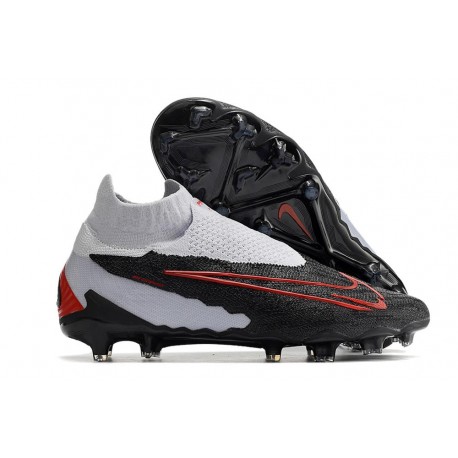 Nike Gripknit Phantom GX Elite DF FG Svart Grå Röd 