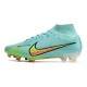 Nike Air Zoom Mercurial Superfly 9 Elite FG Blå Gul