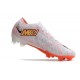 Nike Air Zoom Mercurial Vapor 15 Elite FG Vit Orange Gul