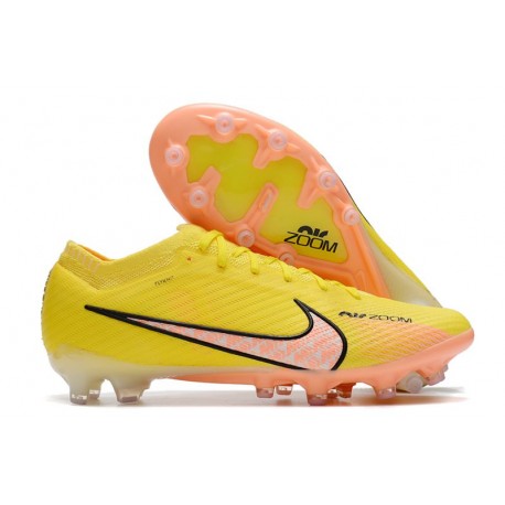 Nike Air Zoom Mercurial Vapor 15 Elite AG-PRO Lucent - Gul Rosa Svart