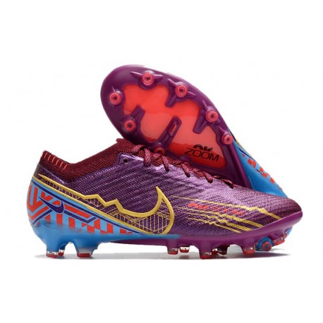 Nike Air Zoom Mercurial Vapor 15 Elite AG-PRO Mbappé Personal Edition - Röd Guld