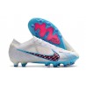 Nike Air Zoom Mercurial Vapor 15 Elite AG-PRO Vit Blå Rosa Indigo Haze