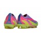 adidas X Crazyfast .1 LL FG Korean Nights Son - Lucid Lemon Blå Rosa