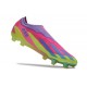 adidas X Crazyfast .1 LL FG Korean Nights Son - Lucid Lemon Blå Rosa