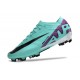 Nike Air Zoom Mercurial Vapor 15 Elite FG Cyan Lila Svart