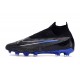 Fotbollsskor Nike Phantom GX Elite DF FG&nbsp;Shadow - Svart Krom Blå