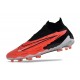 Fotbollsskor Nike Phantom GX Elite DF FG Ready - Röd Svart Vit