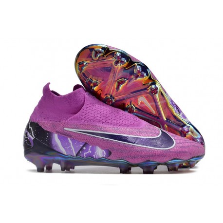 Fotbollsskor Nike Phantom GX Elite DF FG Lila Svart