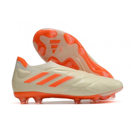 adidas Copa Pure+ FG Herr Vit Orange