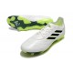 adidas Copa Pure.1 FG Fotbollsskor Crazyrush - Vit Svart Lucid Lemon