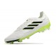 adidas Copa Pure.1 FG Fotbollsskor Crazyrush - Vit Svart Lucid Lemon