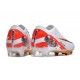 Fotbollsskor Nike Zoom Mercurial Vapor XV Elite FG Vit Svart Röd Guld