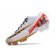 Fotbollsskor Nike Zoom Mercurial Vapor XV Elite FG Vit Svart Röd Guld