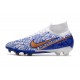 Nike Zoom Mercurial Superfly 9 Elite FG Vit Blå Guld