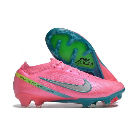 Fotbollsskor Nike Zoom Mercurial Vapor XV Elite FG Rosa Blå