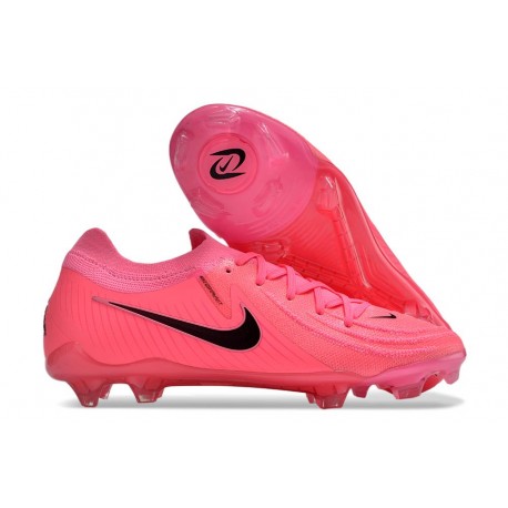 Nike Phantom GX Elite FG Herrar Rosa Svart