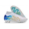 Nike Air Zoom Mercurial Superfly 9 Elite FG Vit Svart Guld
