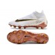 Fotbollsskor Nike Phantom GX Elite DF FG Vit Guld
