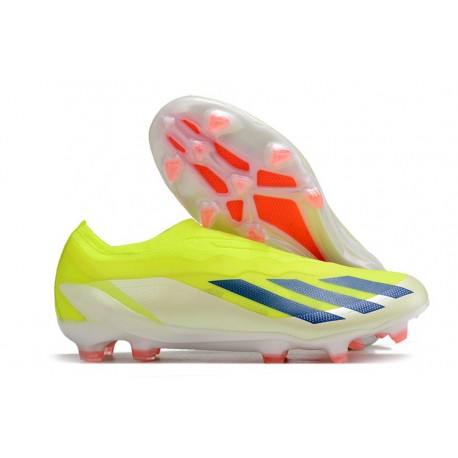 adidas X Crazyfast .1 LL FG Solar Energy - Gul Svart Vit