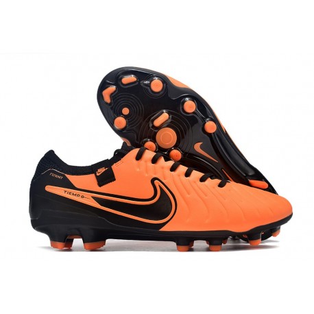 Nike Tiempo Legend X Elite Fg Orange Svart