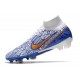 Nike Zoom Mercurial Superfly 9 Elite FG Vit Blå Guld