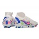 Fotbollsskor Nike Phantom Luna II Elite FG Vit Rosa Blå