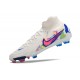 Fotbollsskor Nike Phantom Luna II Elite FG Vit Rosa Blå