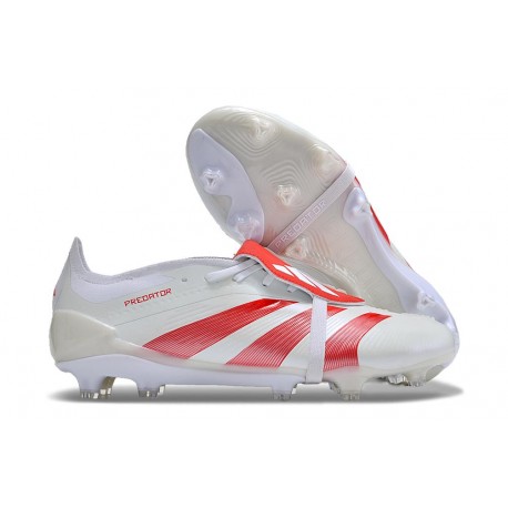 Adidas Predator Tongue Elite FG Vit Röd 