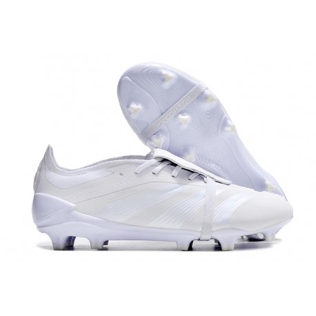 Adidas Predator Tongue Elite FG Pearlized Vit Silver