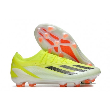 adidas X Crazyfast Messi.1 FG Skor Solar Energy - Gul Svart Vit