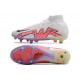 Nike Zoom Mercurial Superfly IX Elite SG Vit Svart Röd