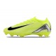 Fotbollsskor Nike Mercurial Vapor 16 Elite FG Gul Svart Silver