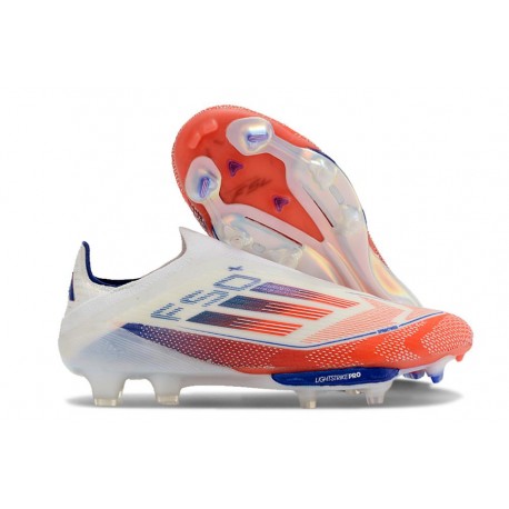 Fotbollsskor för Herrar adidas F50+ FG Vit Röd Blå