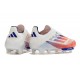 Fotbollsskor för Herrar adidas F50+ FG Vit Röd Blå