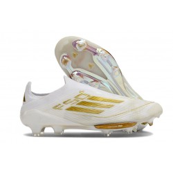 Fotbollsskor för Herrar adidas F50+ FG Vit Guld