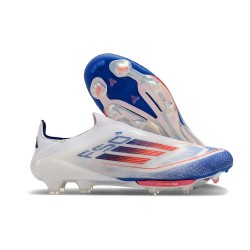 Fotbollsskor för Herrar adidas F50+ FG Vit Blå Röd