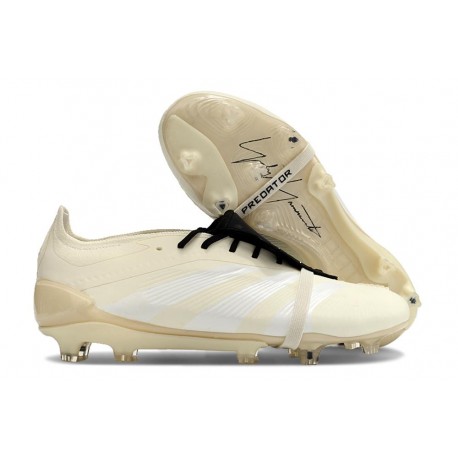 adidas Predator Foldover Tongue Elite FG Beige Svart