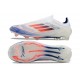 adidas F50 Elite Laceless FG Vit Blå Röd