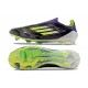 adidas F50 Elite Laceless FG Lila Gul