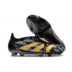 adidas Predator Foldover Tongue Elite FG Svart Guld