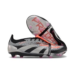 adidas Predator Foldover Tongue Elite FG Svart Silver Röd 