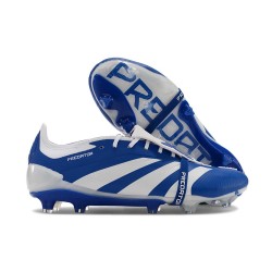 adidas Predator Foldover Tongue Elite FG Blå Vit