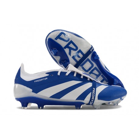 adidas Predator Foldover Tongue Elite FG Blå Vit