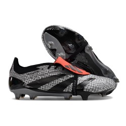 adidas Predator Foldover Tongue Elite FG Svart Grå Röd 