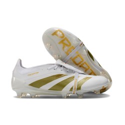 adidas Predator Foldover Tongue Elite FG Vit Guld
